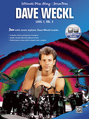 Book cover for Ultimate Play-Along Drum Trax Dave Weckl, Level 1, Volume 2