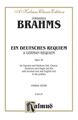 Book cover for A German Requiem (Ein Deutsches Requiem), Op. 45