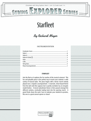 Book cover for Starfleet: Score