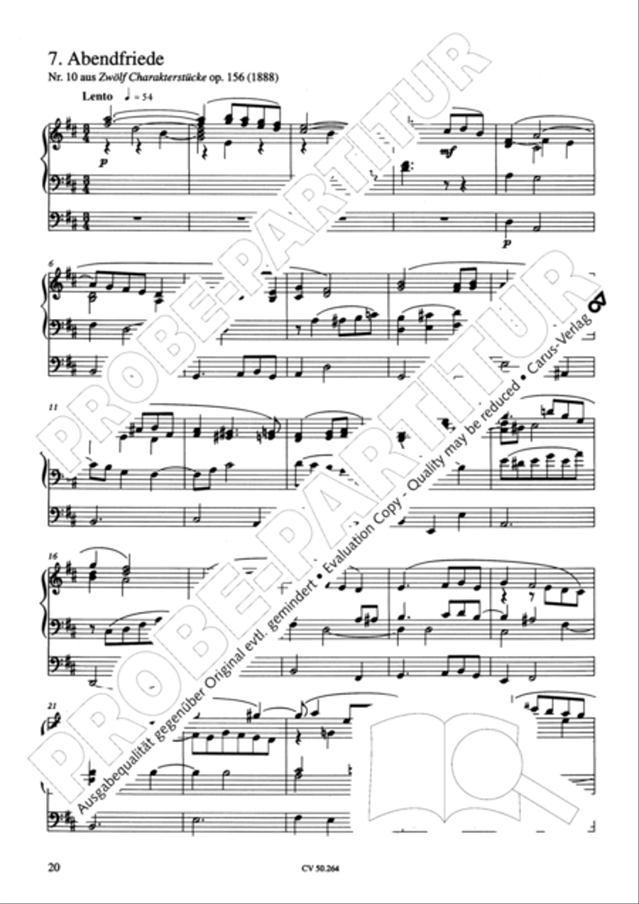 Free organ music for the Worship Service Organ Solo scores gallery preview page 21