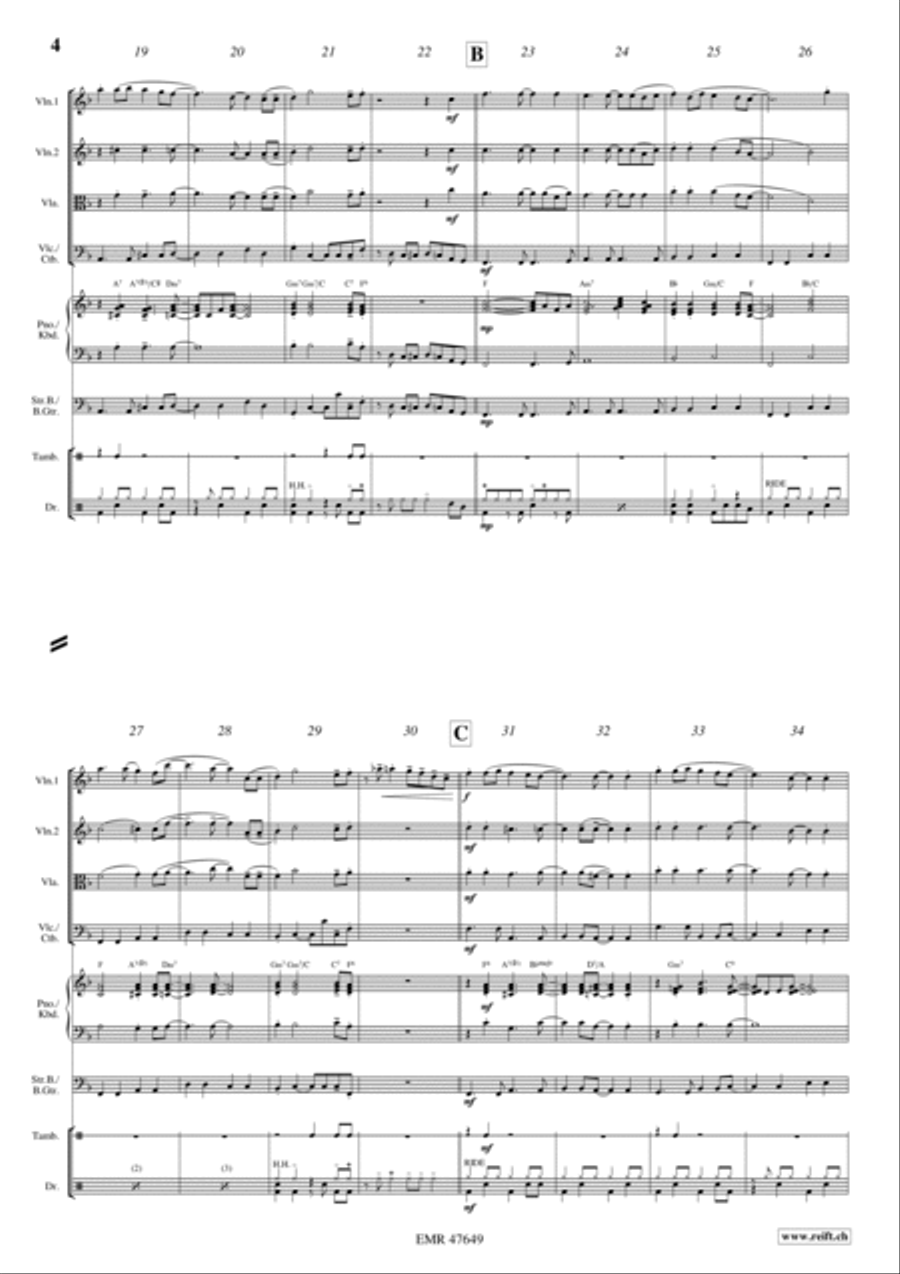 Christmas Medley Cello scores gallery preview page 3