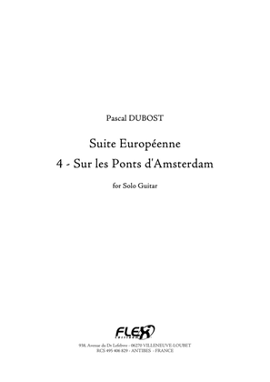 Book cover for Suite Europeenne 4 - Sur les Ponts d'Amsterdam