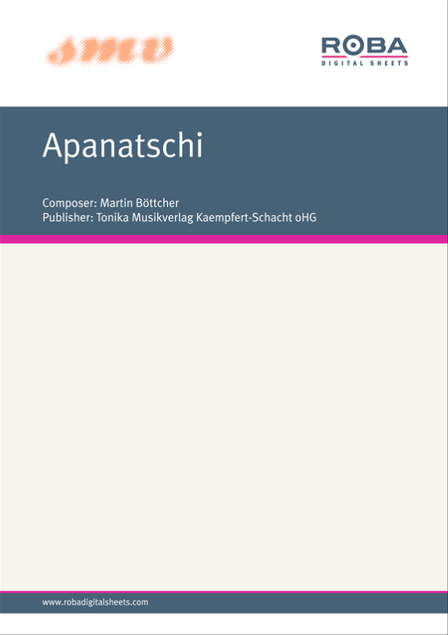 Apanatschi Piano Solo scores gallery preview page 1