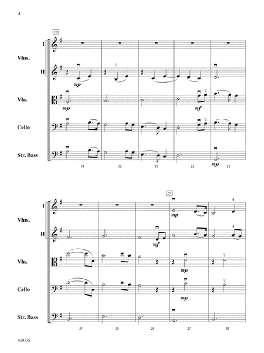 Dark Island: Score Dark Island: Score String Orchestra scores gallery preview page 4