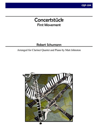 Concertstuck - First Movement for Clarinet Quartet and Piano