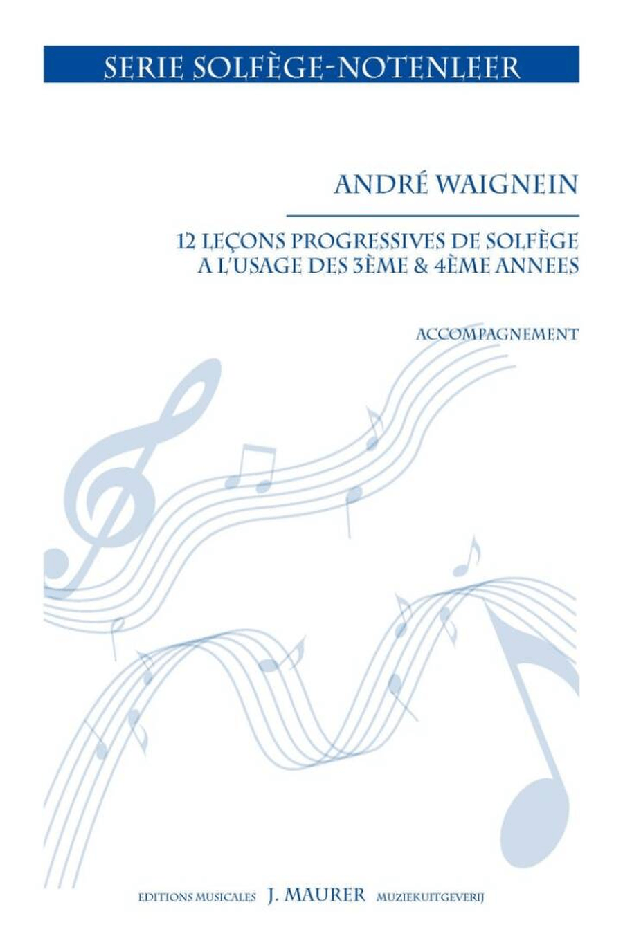 12 Leçons Progressives de solfège - Accompagnement School and Community scores gallery preview page 1