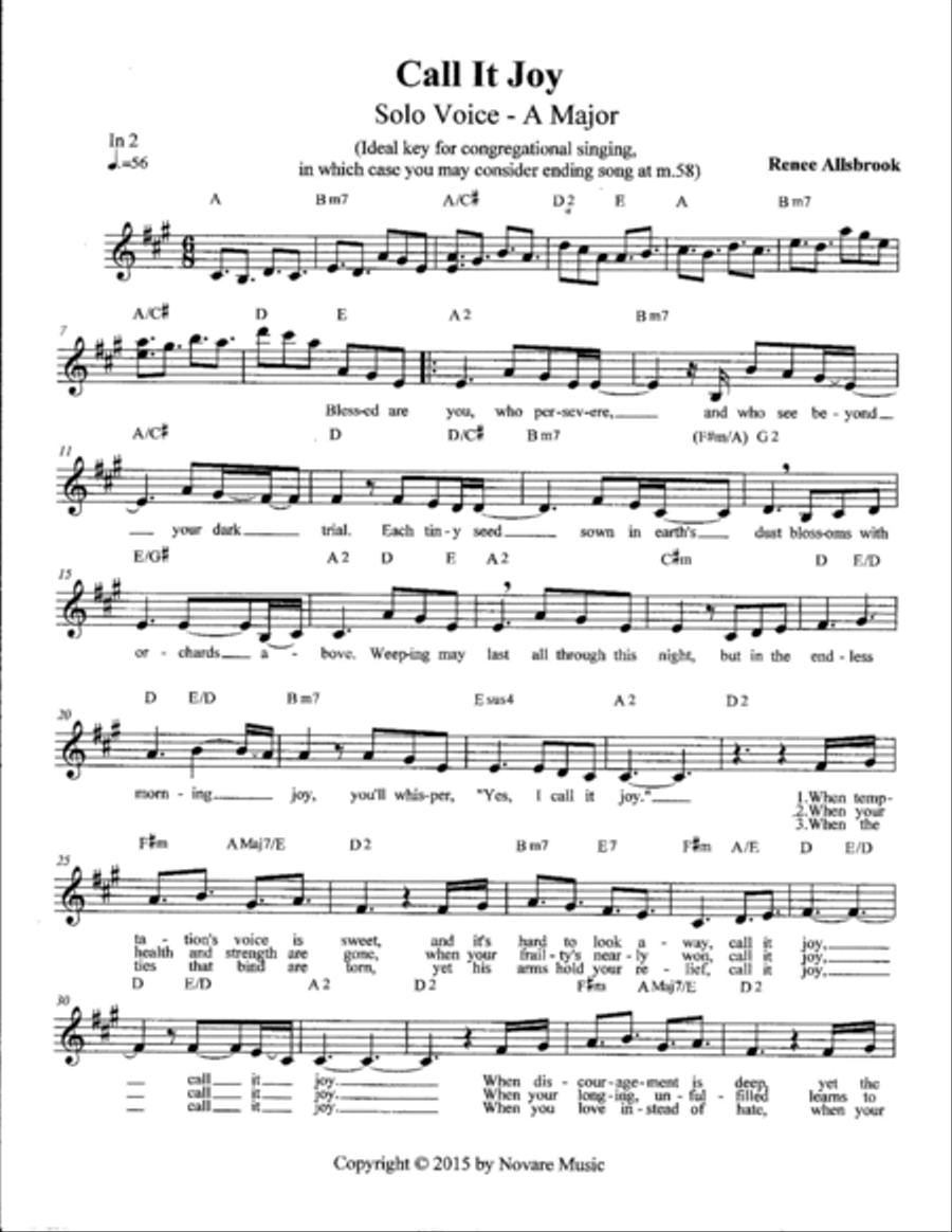 Call It Joy Voice scores gallery preview page 2