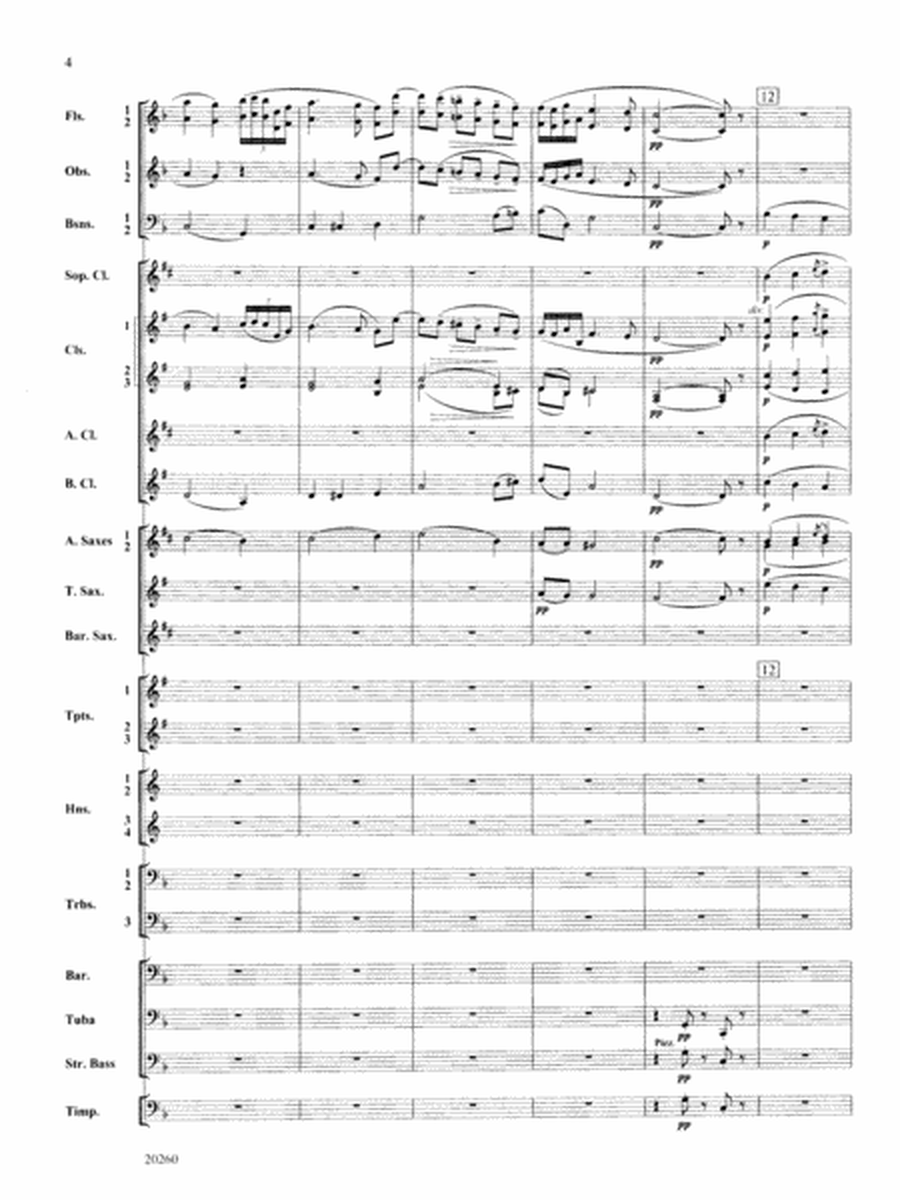 Intermezzo from Cavalleria Rusticana: Score