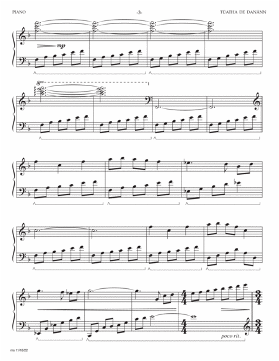Tūatha De Danānn Part scores gallery preview page 3