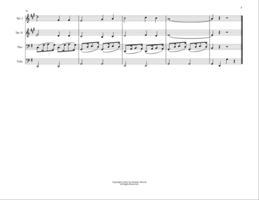 The Red River Valley Small Ensemble scores gallery preview page 3
