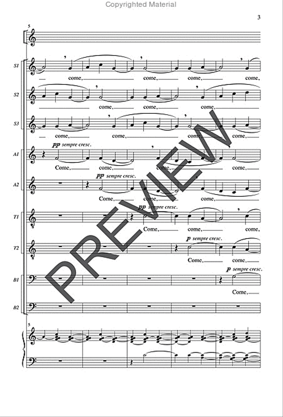 A Call to New Life Choir scores gallery preview page 3