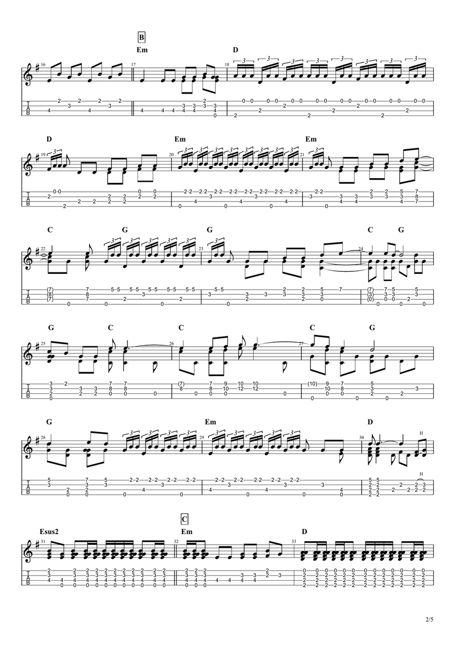 The Sound Of Silence Ukulele scores gallery preview page 3