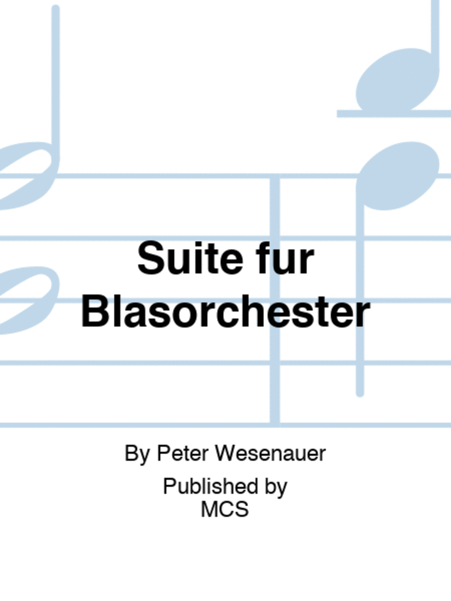 Suite für Blasorchester Concert Band scores gallery preview page 1