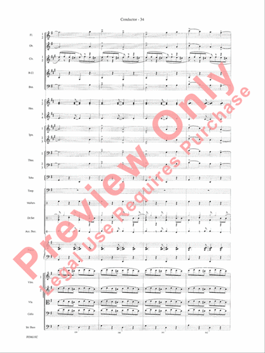 A Salute to the Big Apple Full Orchestra scores gallery preview page 36