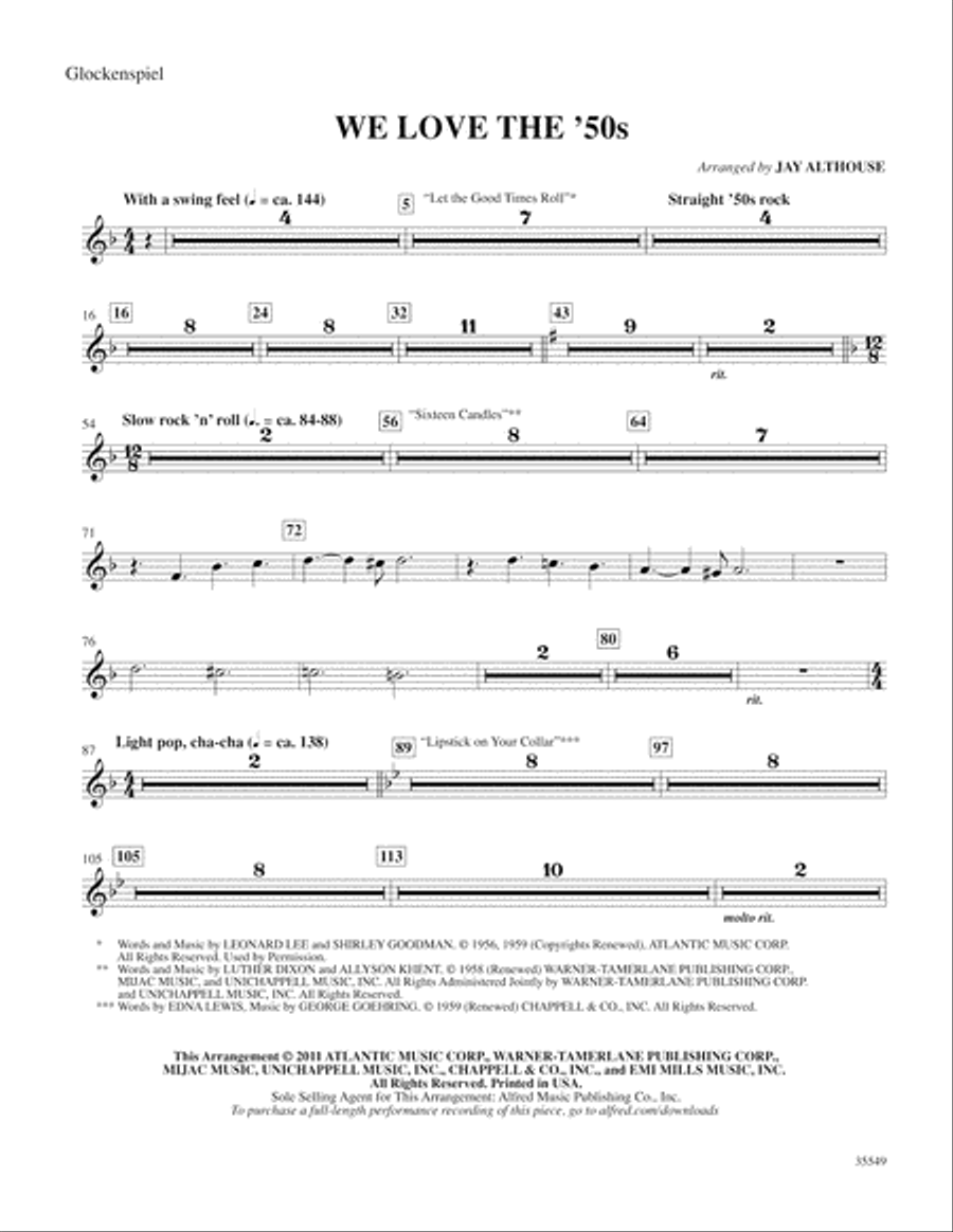 We Love the '50s: Bells Part scores gallery preview page 1