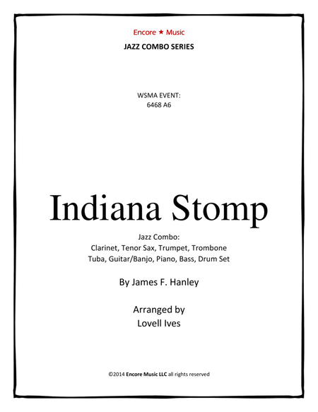 Indiana Stomp for Dixieland Combo by James F. Hanley image number null
