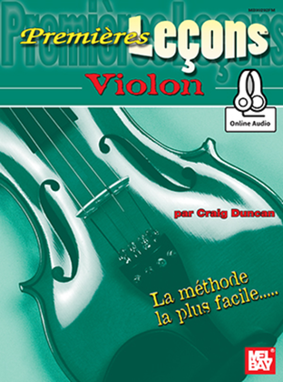 Book cover for Premieres lesons de violon: edition franeaise