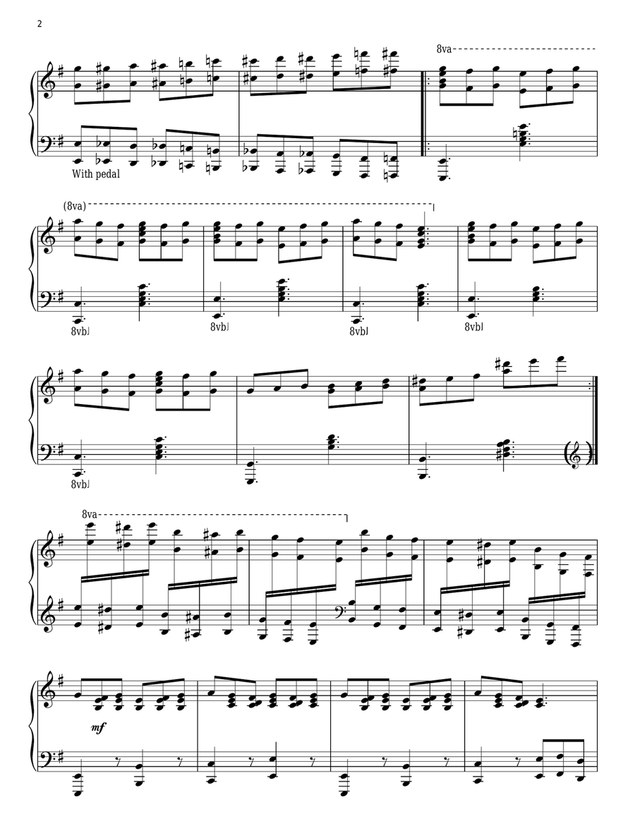 Piano Fantasy Piano Fantasy Piano Solo scores gallery preview page 2
