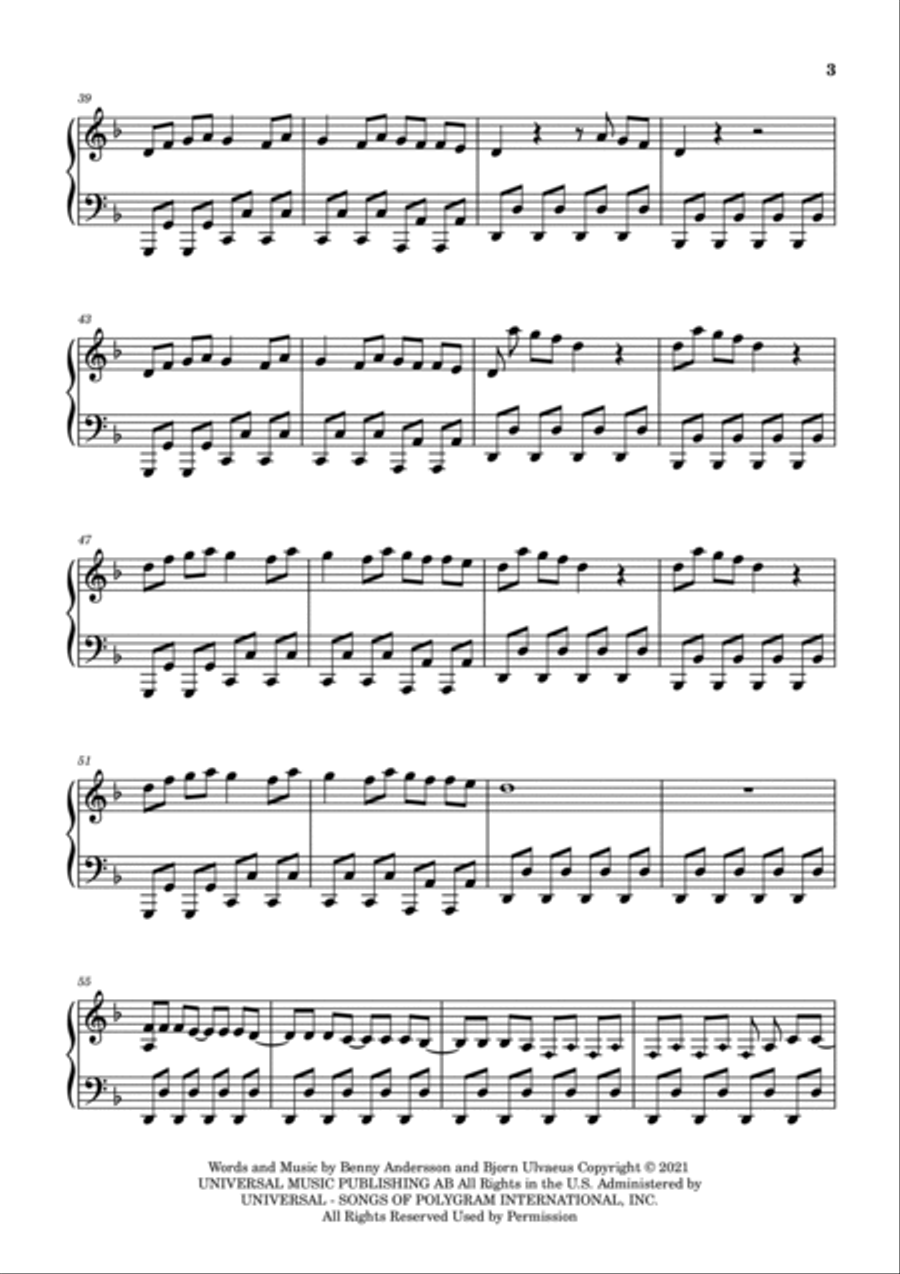 Keep An Eye On Dan Piano Solo scores gallery preview page 3