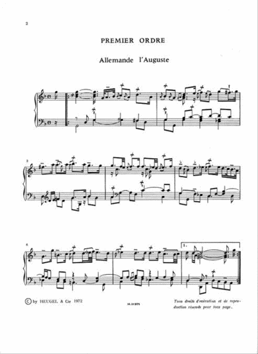 Pièces De Clavecin Vol.1 School and Community scores gallery preview page 2