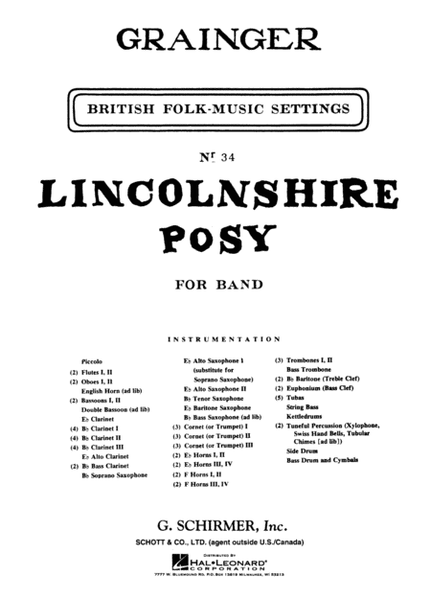 Lincolnshire Posy Score