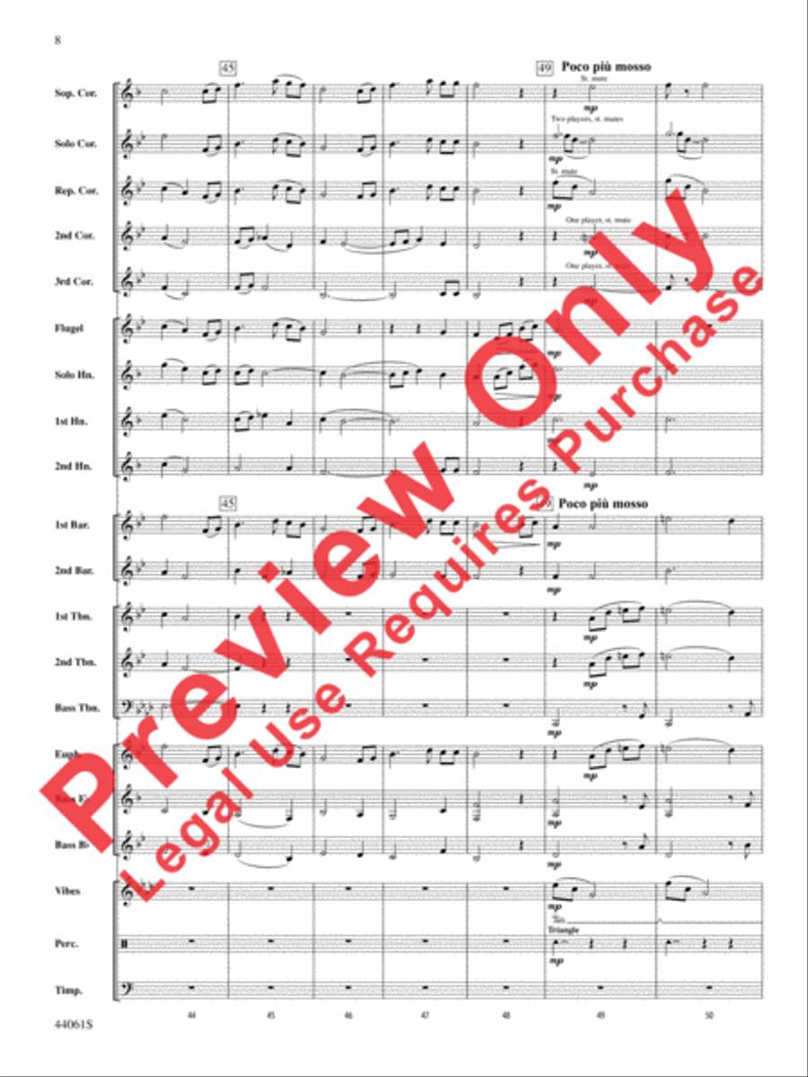 Alone Yet Not Alone (from Alone Yet Not Alone) Concert Band scores gallery preview page 9
