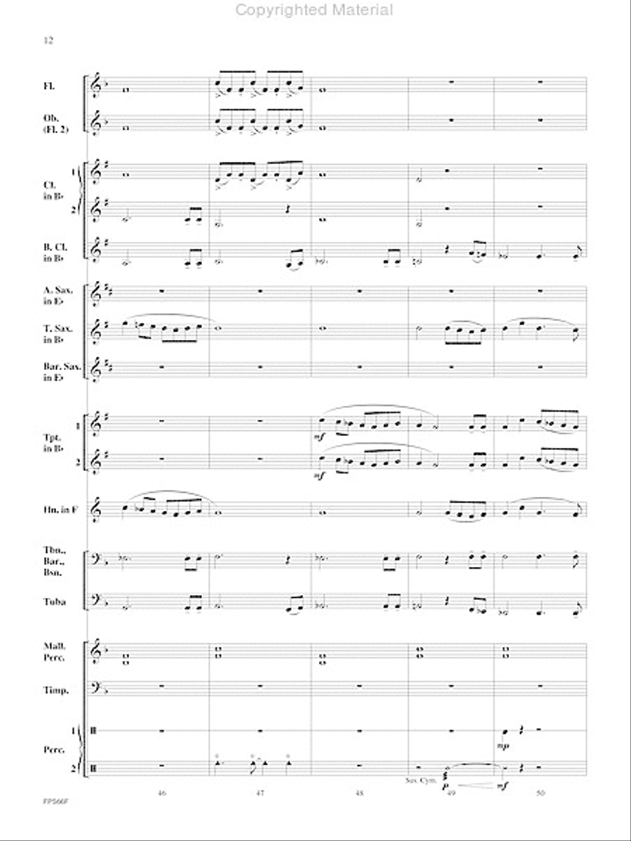 Atlantic Crossing Concert Band scores gallery preview page 13
