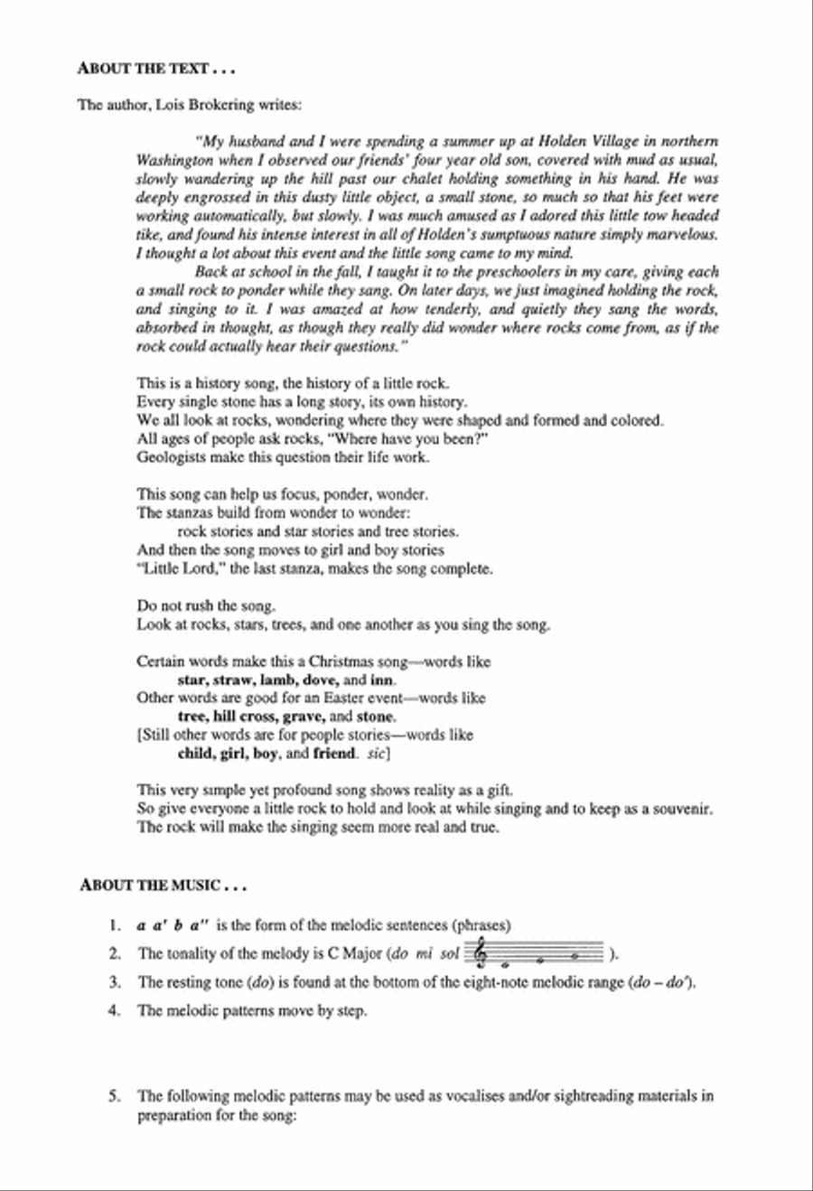 Little Rock Unison Choir scores gallery preview page 3