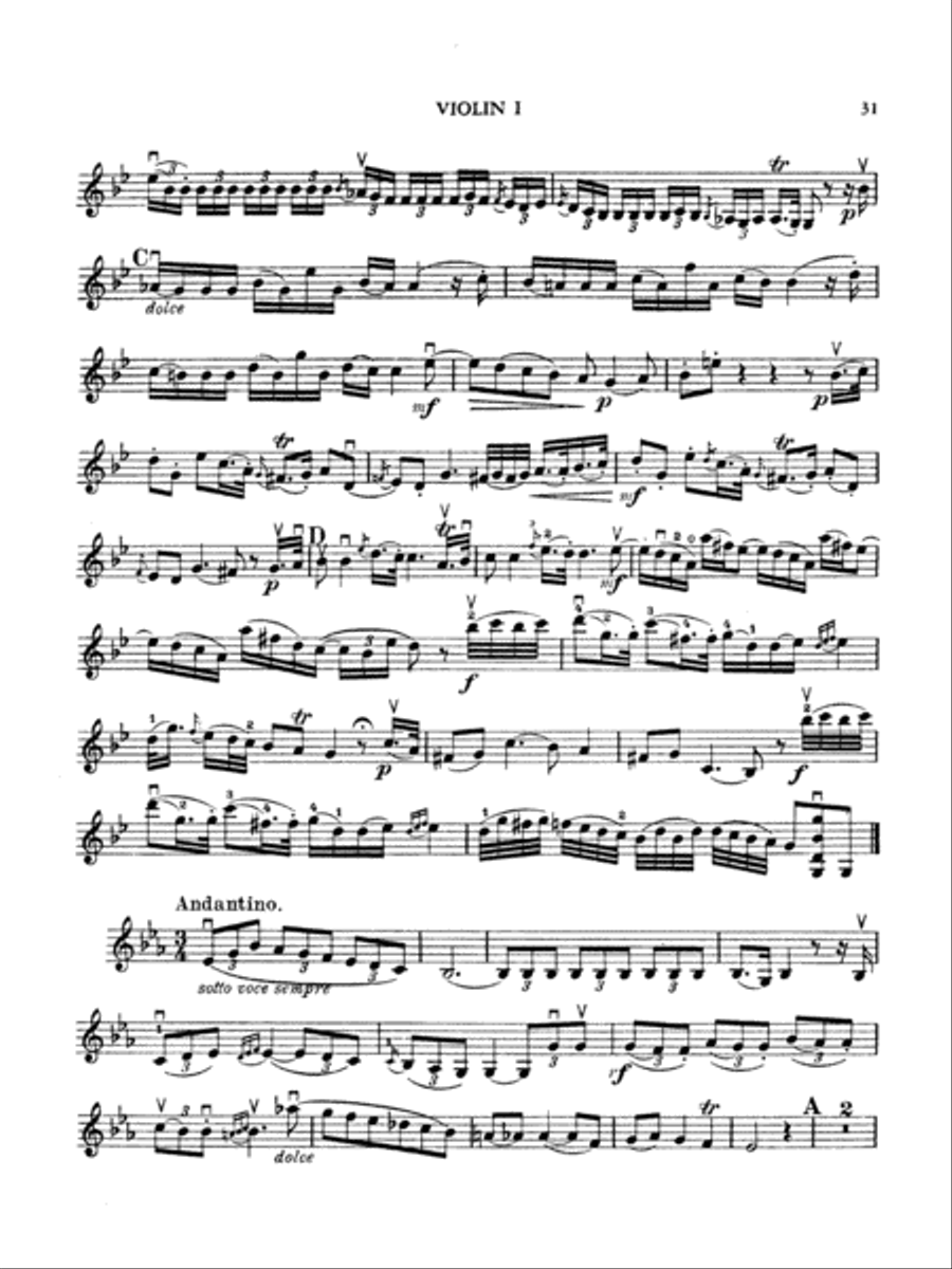 Boccherini: Nine Selected String Quartets String Quartet scores gallery preview page 2