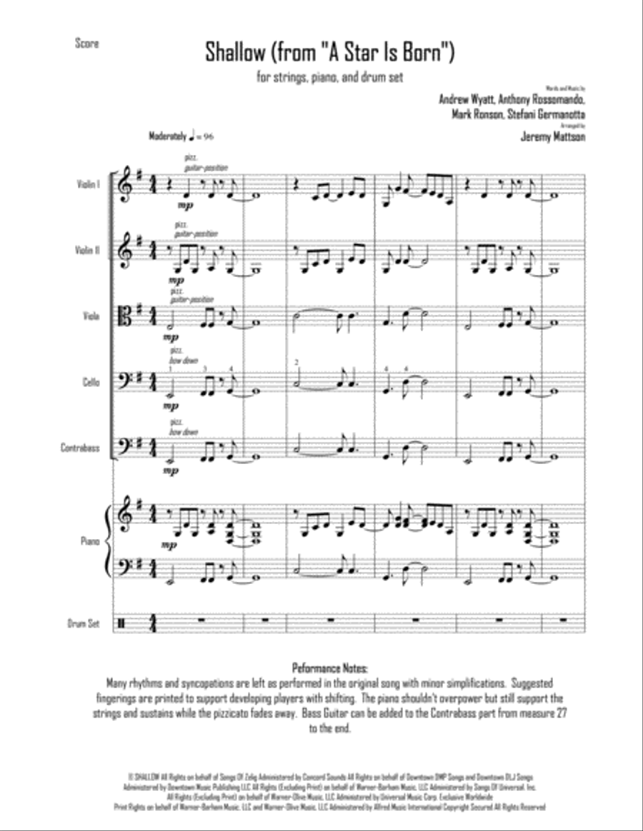 Shallow String Quartet scores gallery preview page 2
