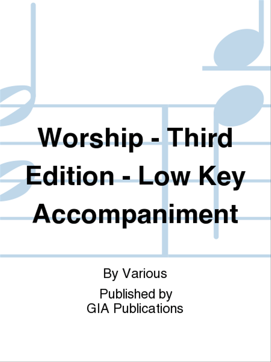 Worship - Third Edition - Low Key Accompaniment Choir scores gallery preview page 1