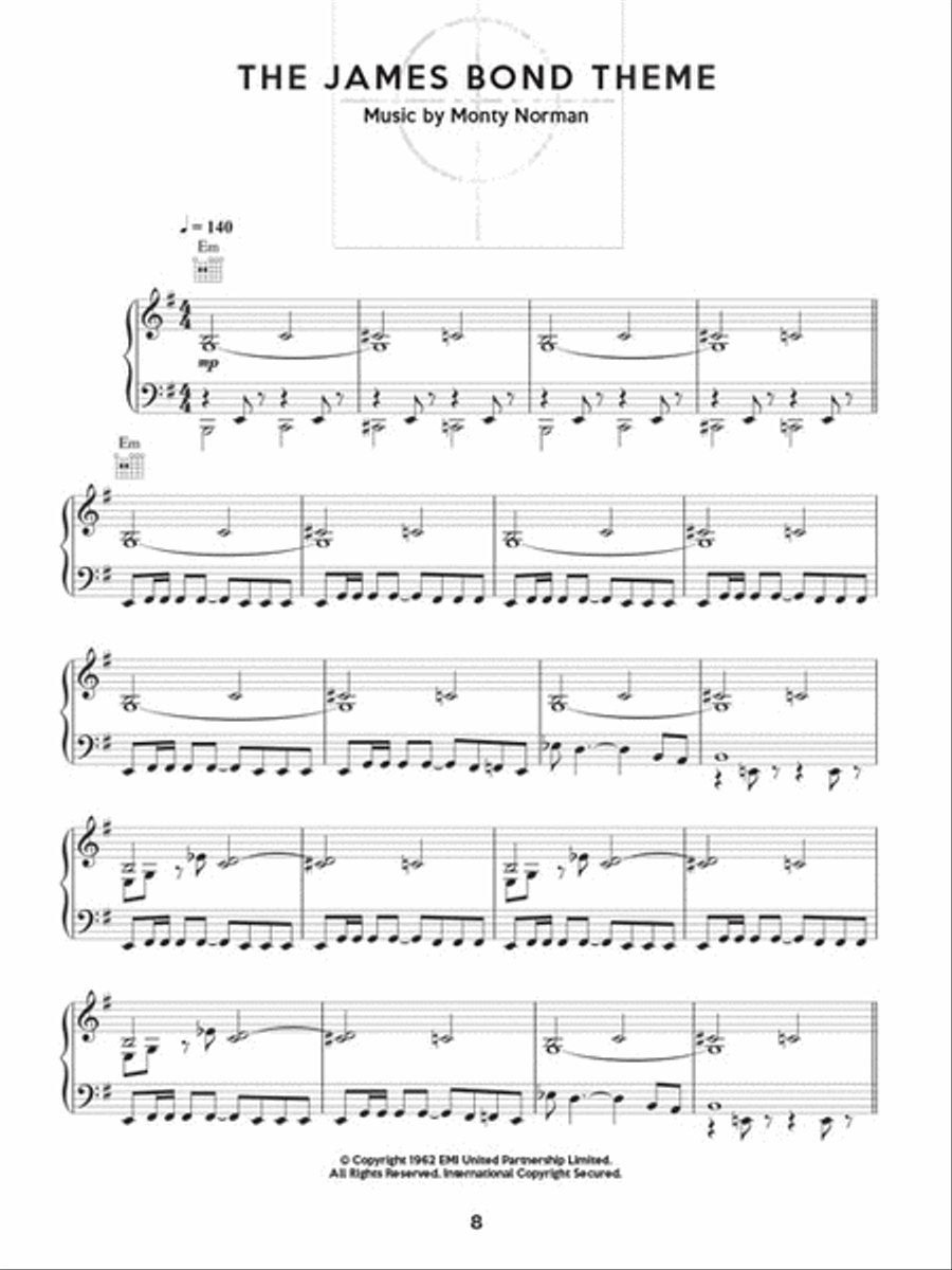 James Bond – The Ultimate Music Collection Piano, Vocal, Guitar scores gallery preview page 4