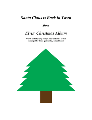 Book cover for Santa Claus Is Back In Town
