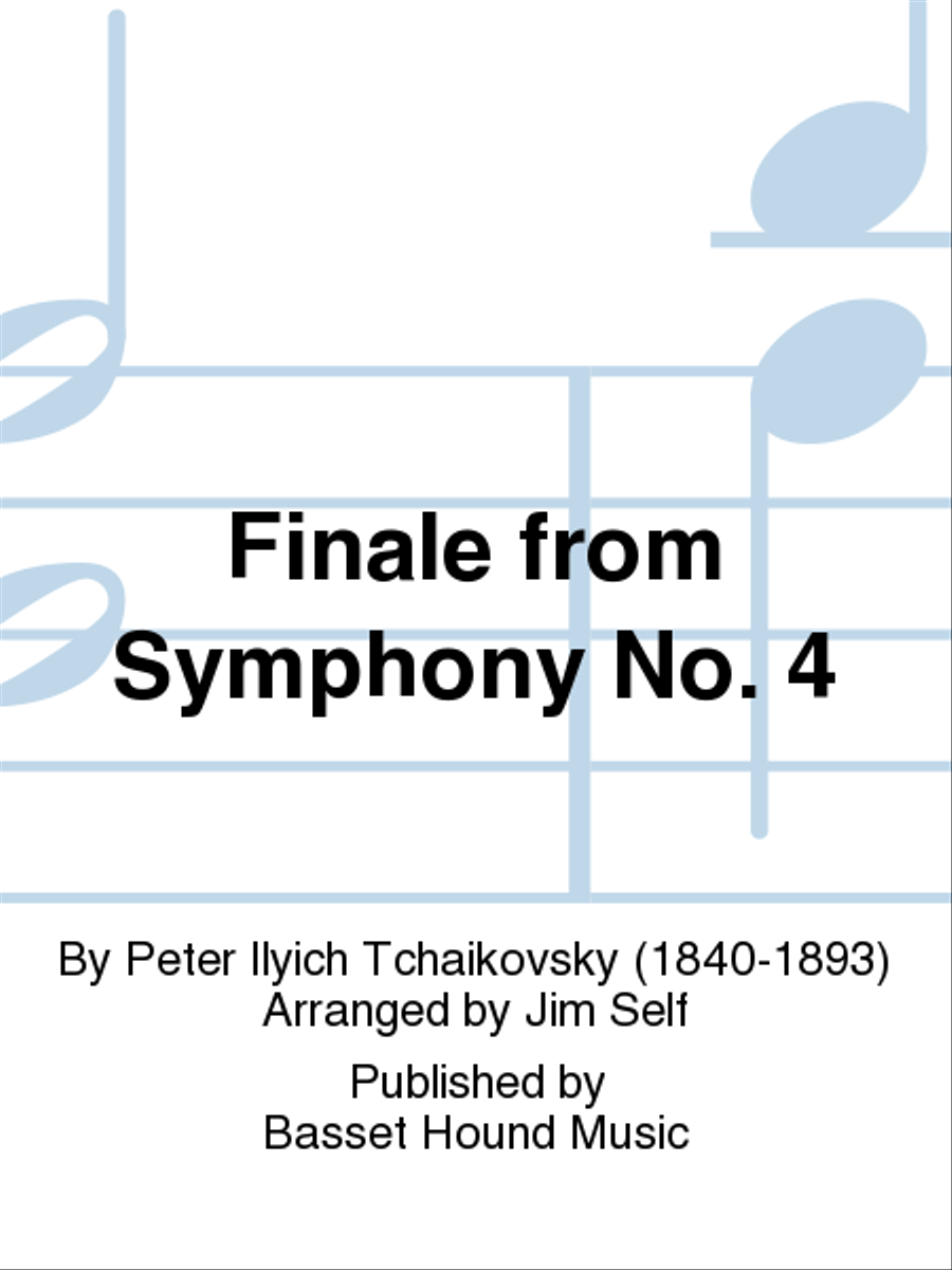 Finale from Symphony No. 4 Large Ensemble scores gallery preview page 1