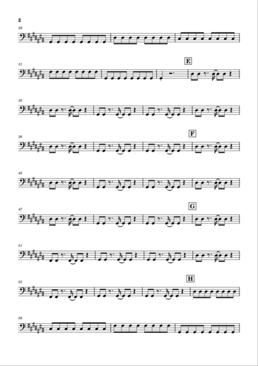 You Oughta Know Bass Guitar scores gallery preview page 2