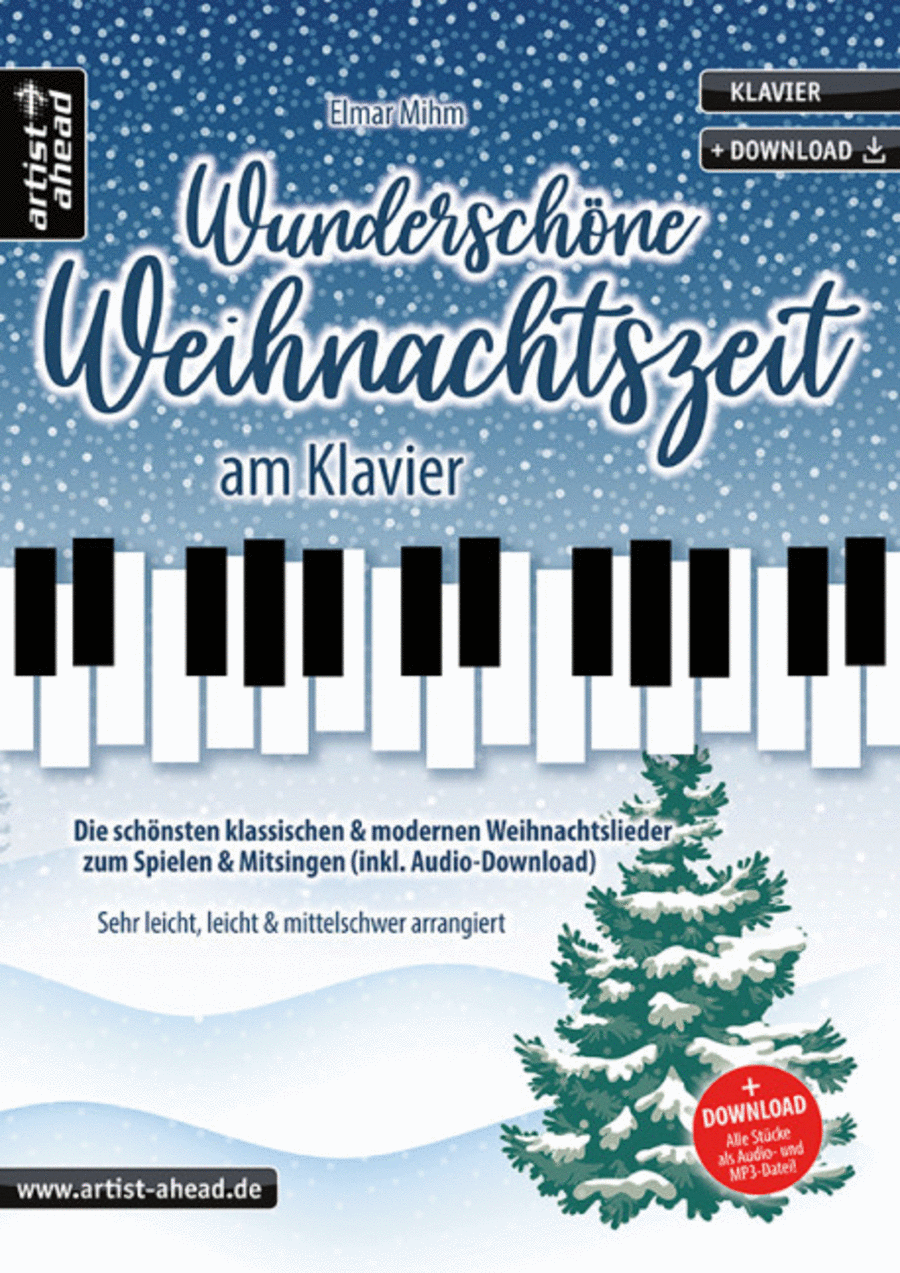 Wunderschöne Weihnachtszeit am Klavier Piano Solo scores gallery preview page 1