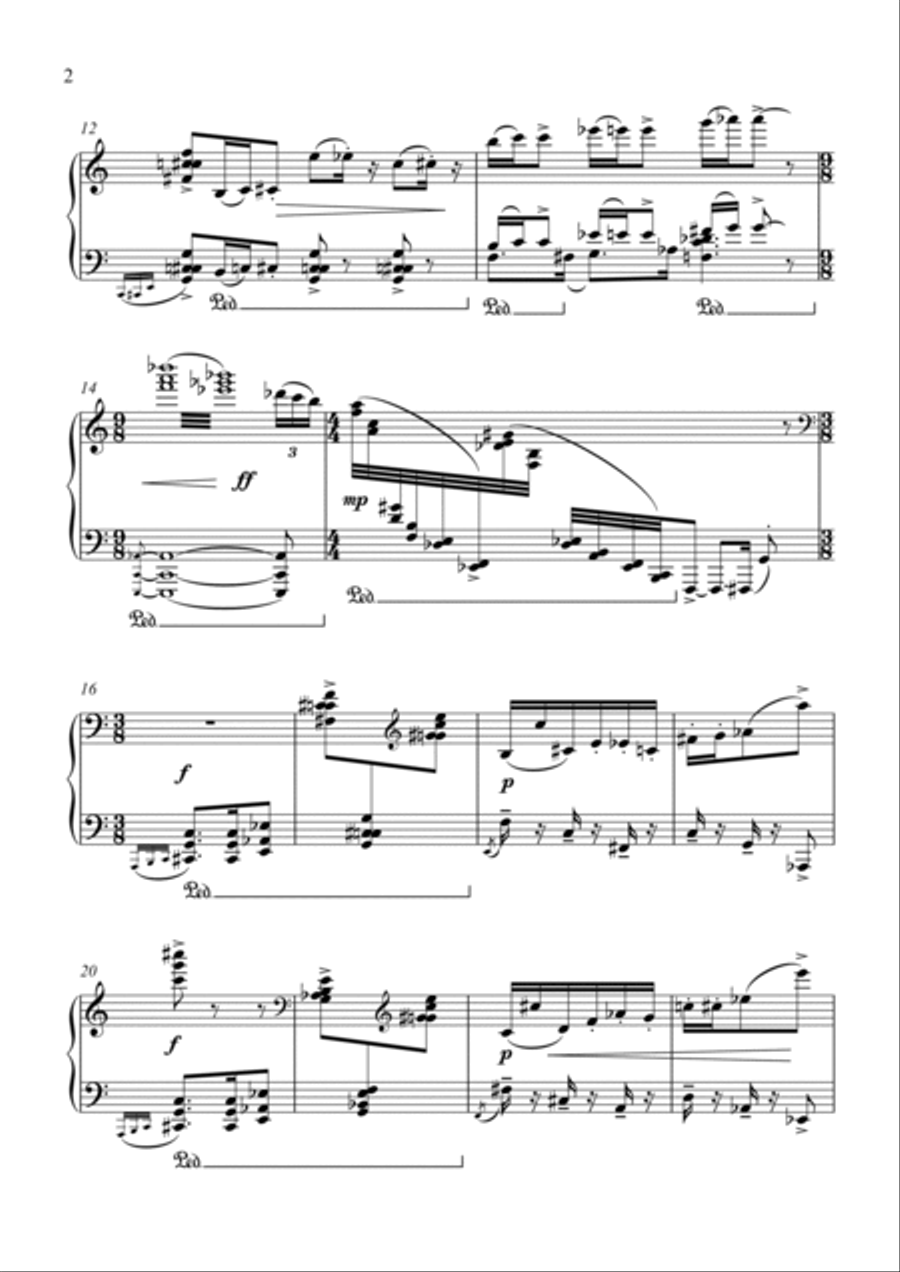Incognito for Solo Piano Incognito for Solo Piano Piano Solo scores gallery preview page 2