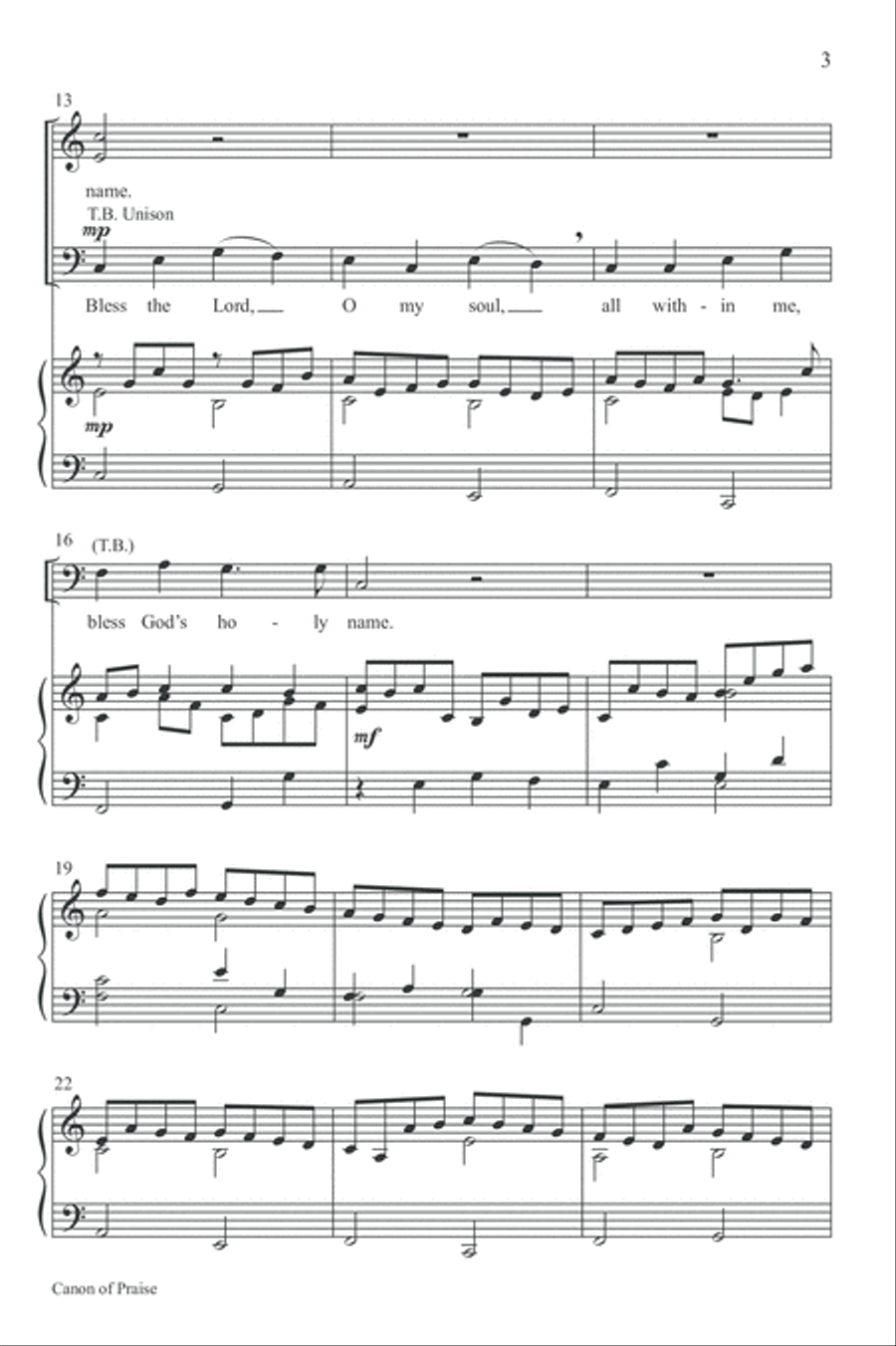Canon of Praise Choir scores gallery preview page 3