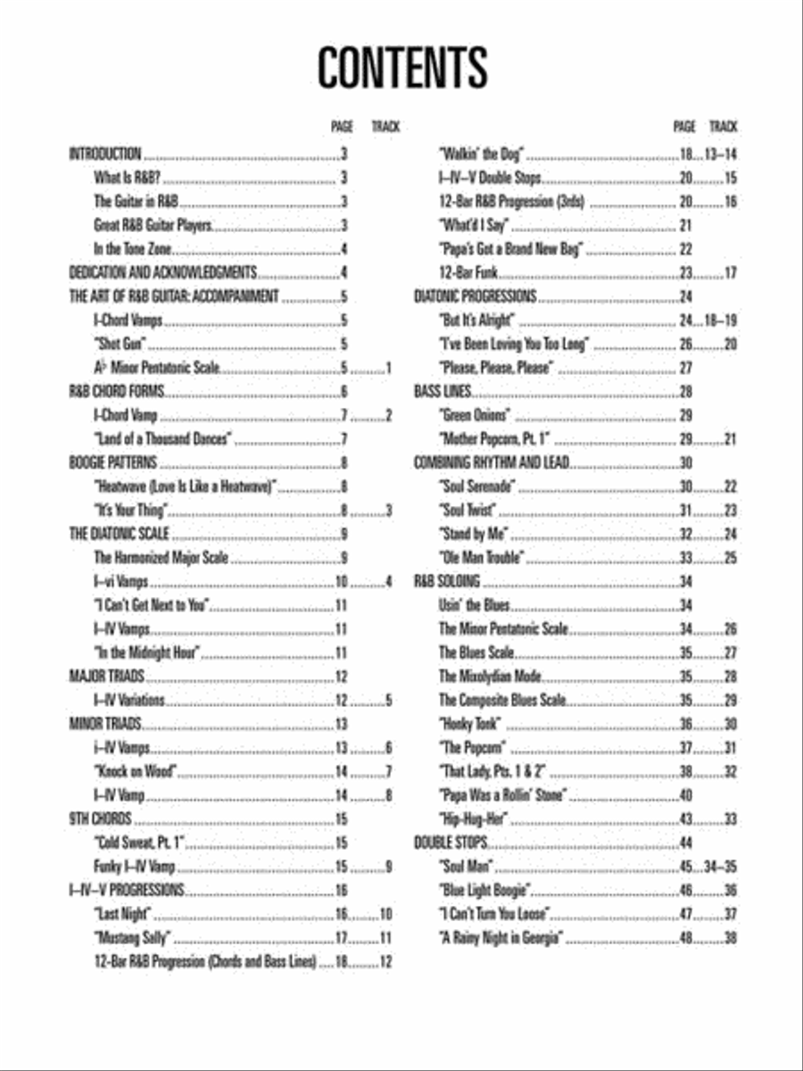 R&B Guitar Method Electric Guitar scores gallery preview page 2