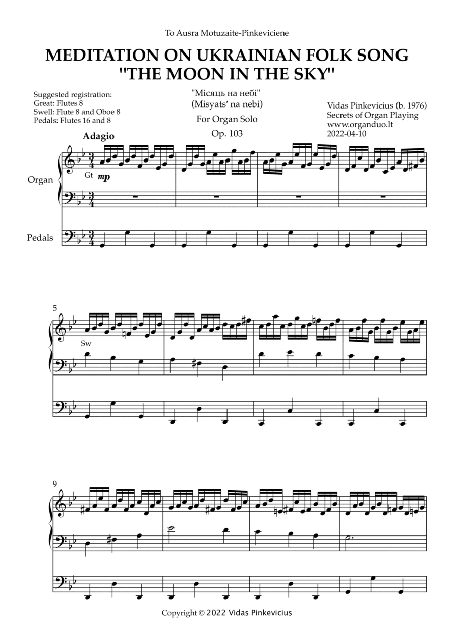 Meditation on Ukrainian Folk Song 