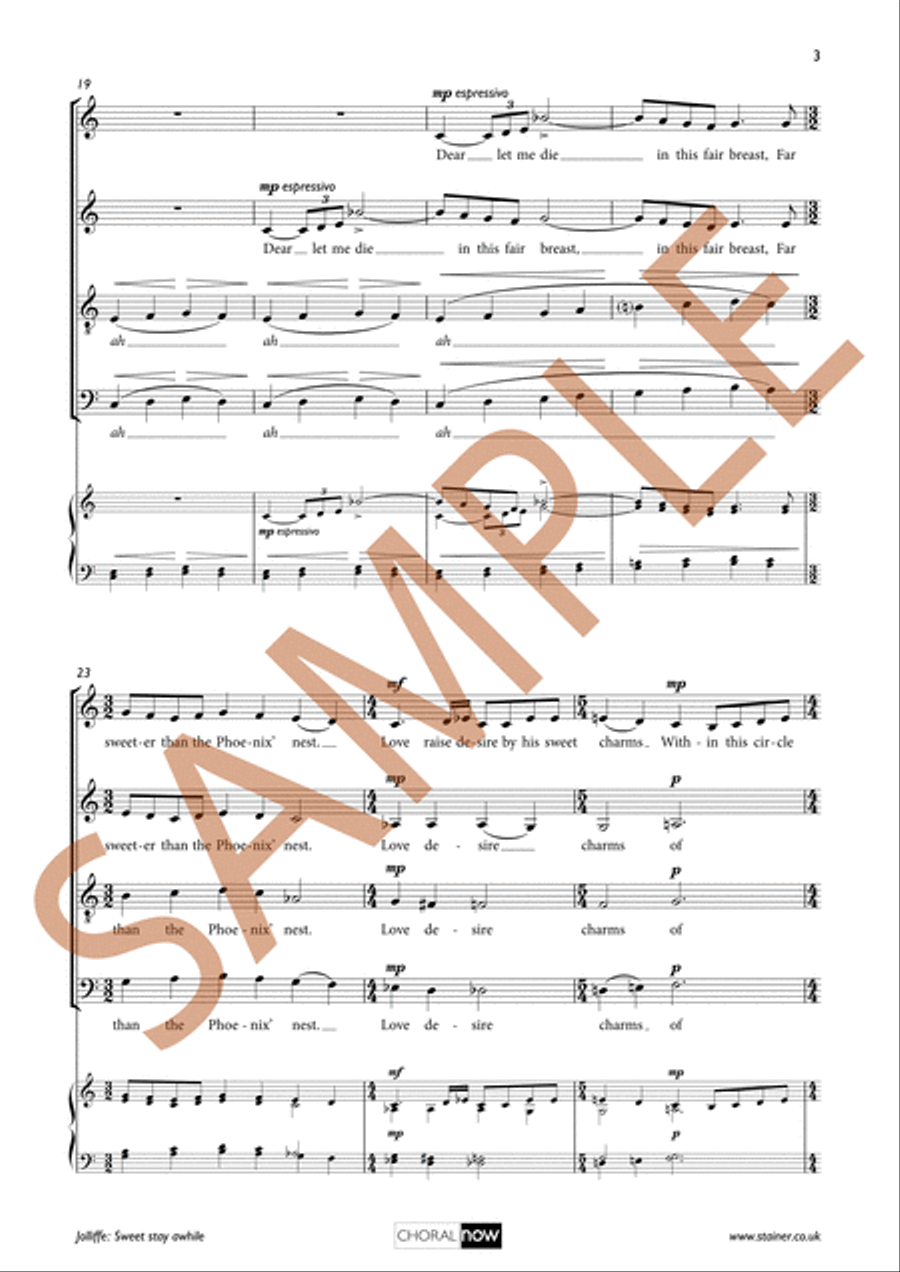 Sweet stay awhile Sweet stay awhile 4-Part scores gallery preview page 4