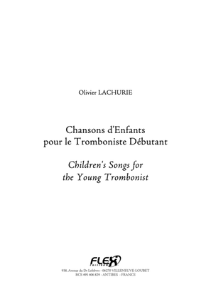 Children's Songs for the Young Trombonist