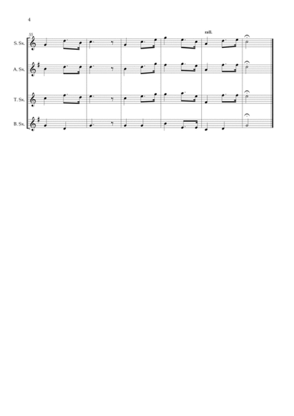 Wedding March (Wagner) Saxophone Quartet image number null