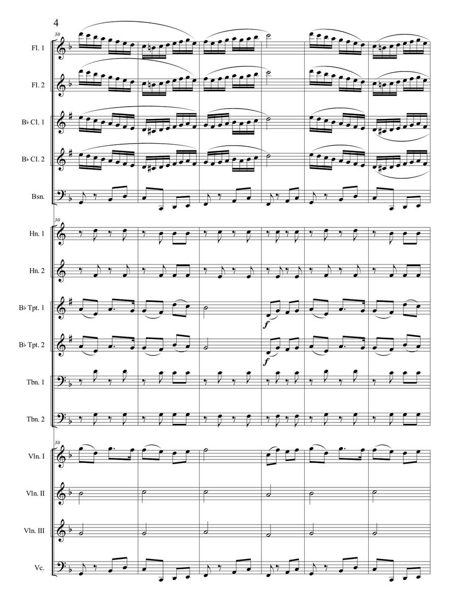 Popurris sobre els temes dels anys 70-80.Partitura general i parts d'orquestra. Full Orchestra scores gallery preview page 4