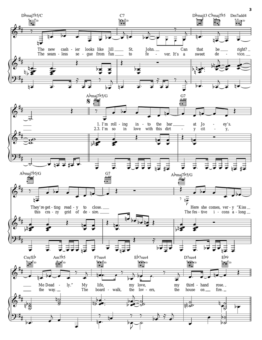 Green Book Piano, Vocal, Guitar scores gallery preview page 3