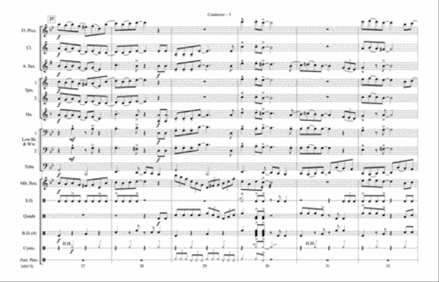 Remains of the Day (from Corpse Bride): Score Marching Band scores gallery preview page 5