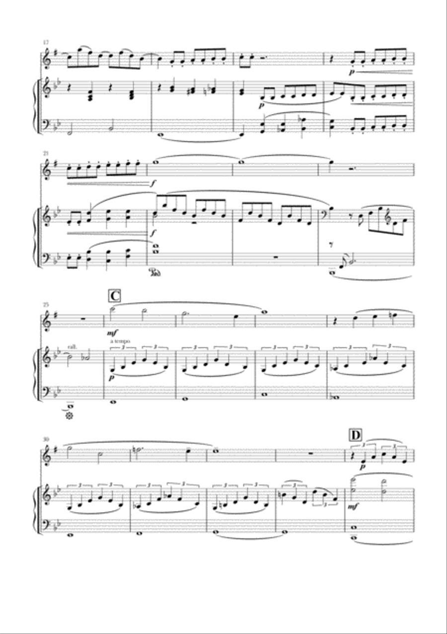 Sonatina for Alto Saxophone and Piano Alto Saxophone scores gallery preview page 2