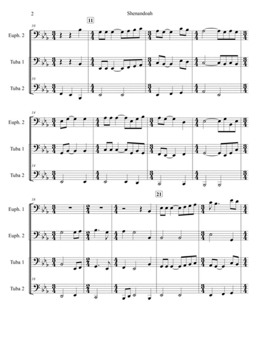 Shenandoah (Tuba/Euphonium Quartet)