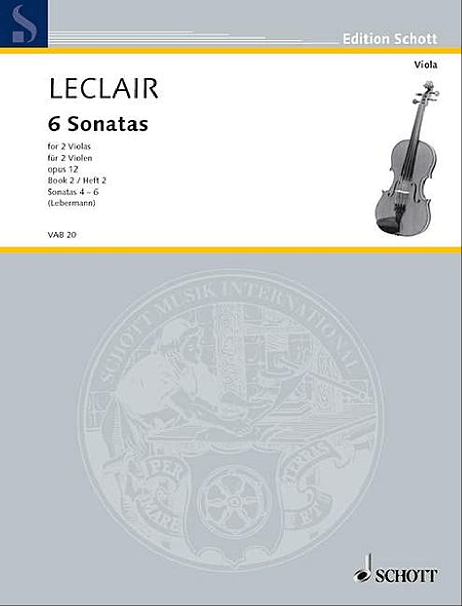 6 Sonatas, Op. 12, Volume 2: 4-6 String Duet scores gallery preview page 1