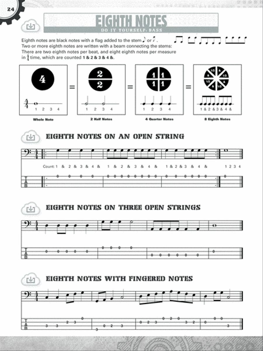 DiY (Do it Yourself) Electric Bass Bass Guitar scores gallery preview page 4